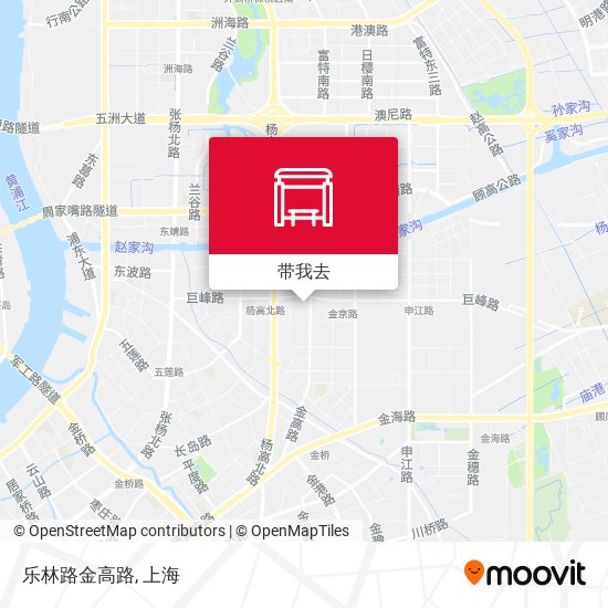 乐林路金高路地图