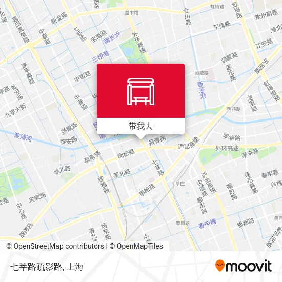 七莘路疏影路地图