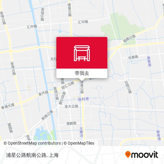 浦星公路航南公路地图