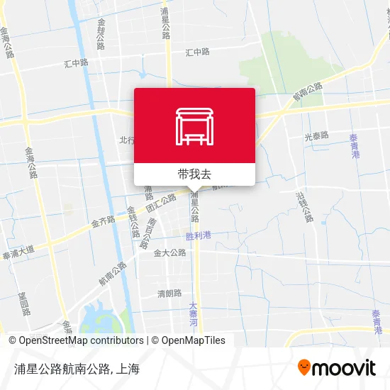 浦星公路航南公路地图