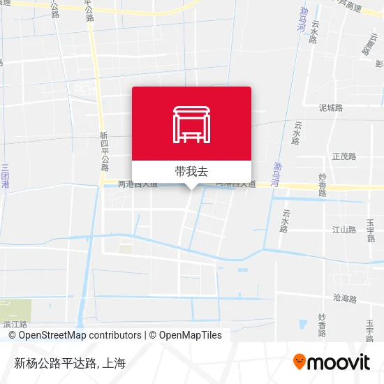 新杨公路平达路地图