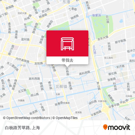 白杨路芳草路地图