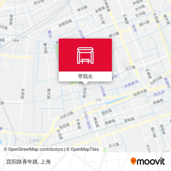 昆阳路青年路地图