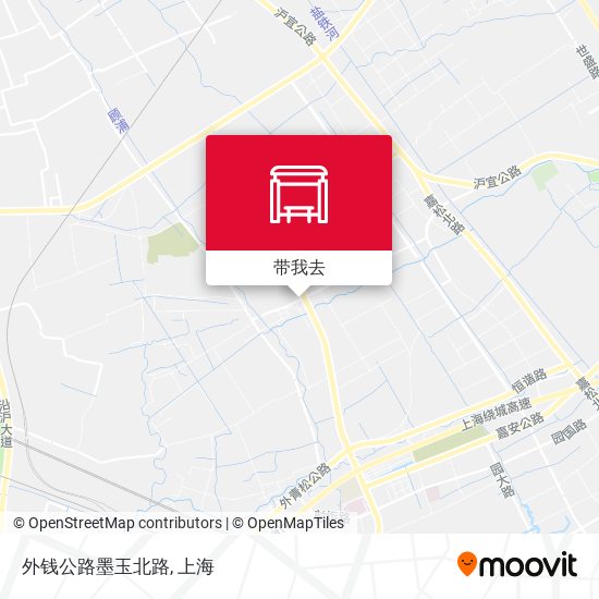 外钱公路墨玉北路地图