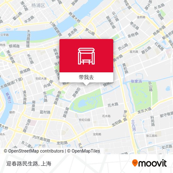 迎春路民生路地图