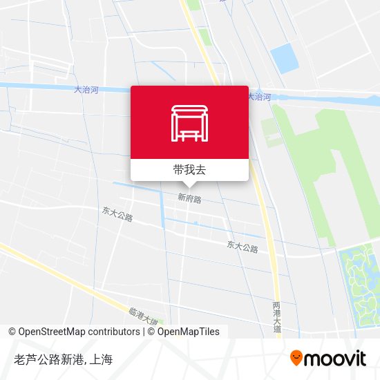 老芦公路新港地图
