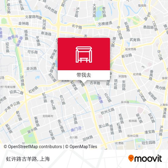 虹许路古羊路地图