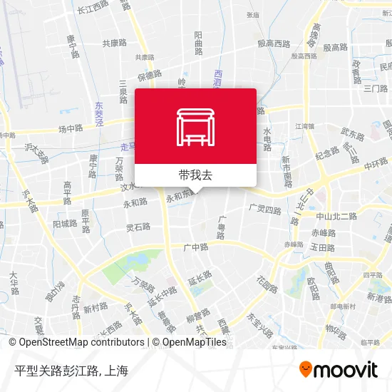 平型关路彭江路地图