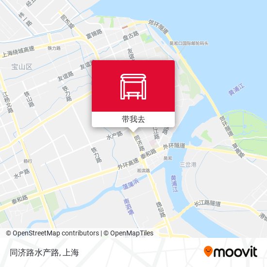 同济路水产路地图