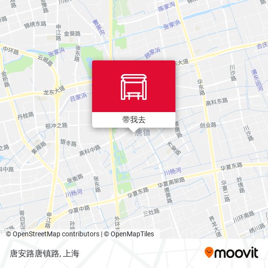 唐安路唐镇路地图