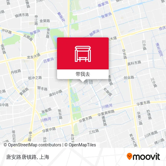 唐安路唐镇路地图