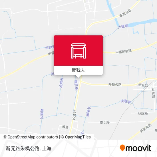 新元路朱枫公路地图