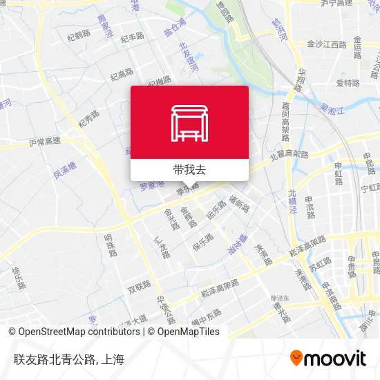 联友路北青公路地图