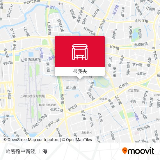 哈密路中新泾地图