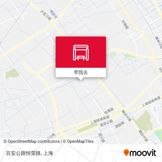 百安公路恒荣路地图