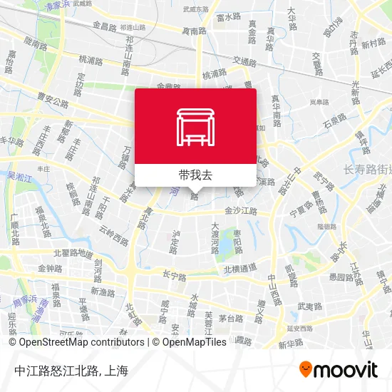 中江路怒江北路地图