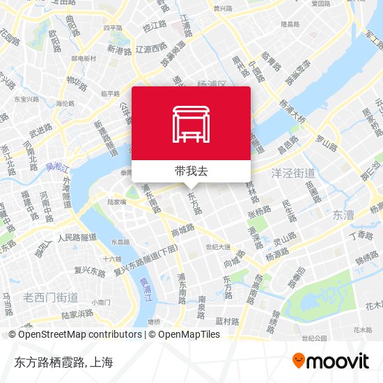 东方路栖霞路地图