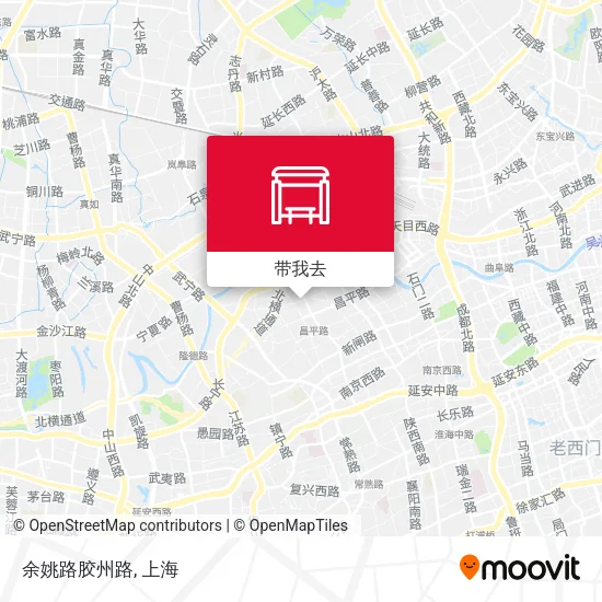 余姚路胶州路地图