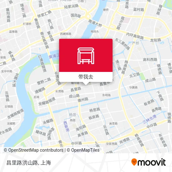 昌里路洪山路地图