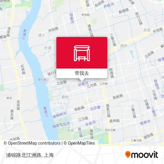 浦锦路北江洲路地图