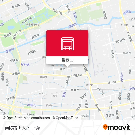 南陈路上大路地图