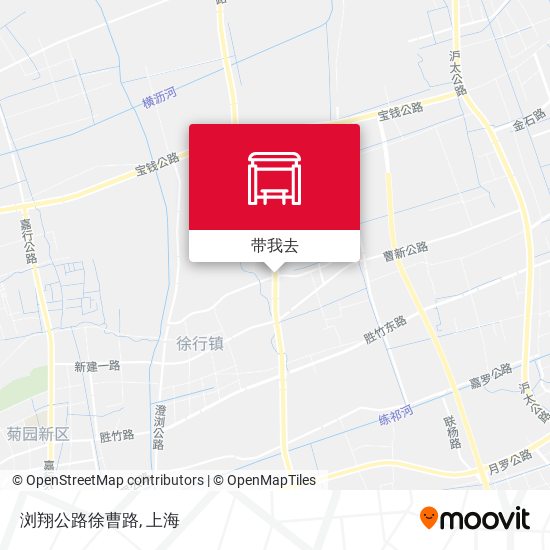 浏翔公路徐曹路地图