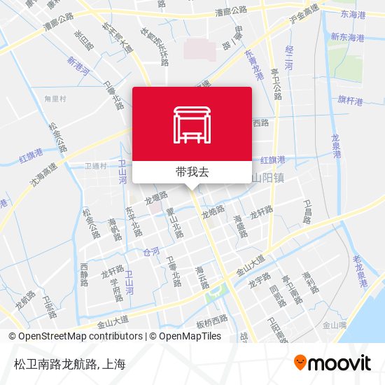 松卫南路龙航路地图