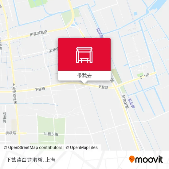 下盐路白龙港桥地图