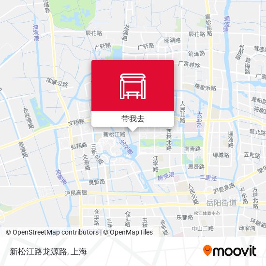 新松江路龙源路地图