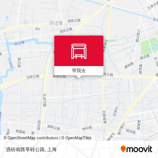 泗砖南路莘砖公路地图