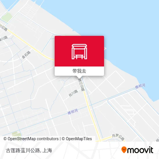 古莲路蕰川公路地图