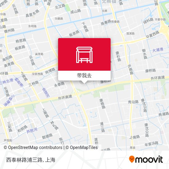 西泰林路浦三路地图
