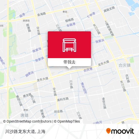川沙路龙东大道地图