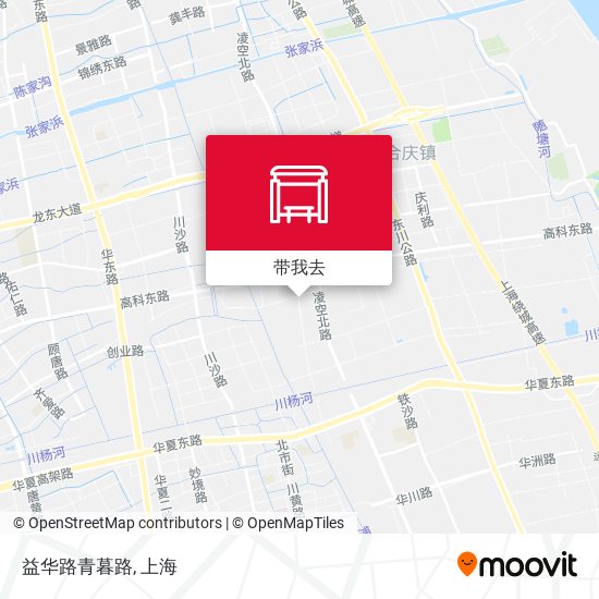 益华路青暮路地图