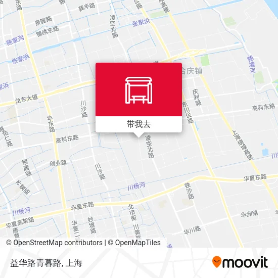 益华路青暮路地图