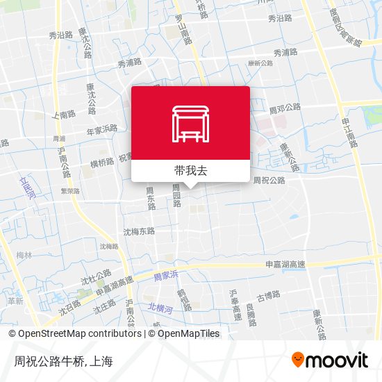周祝公路牛桥地图