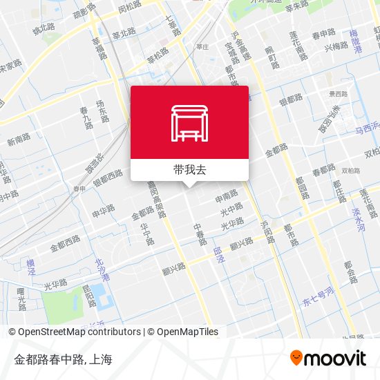 金都路春中路地图