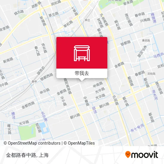金都路春中路地图