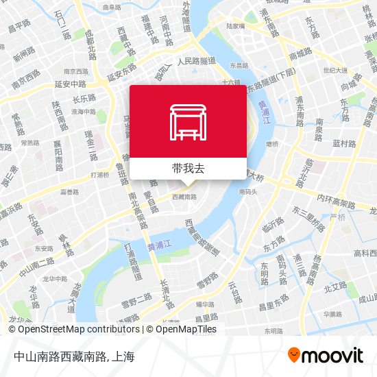 中山南路西藏南路地图