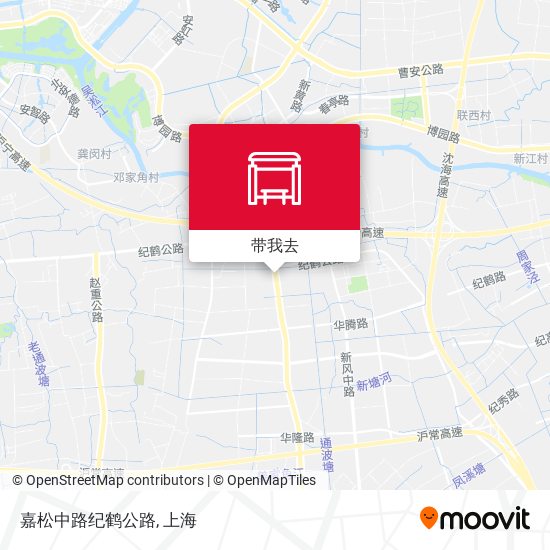 嘉松中路纪鹤公路地图