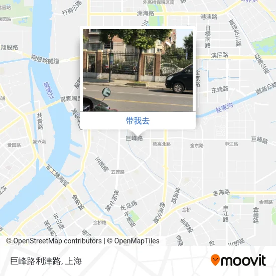 巨峰路利津路地图
