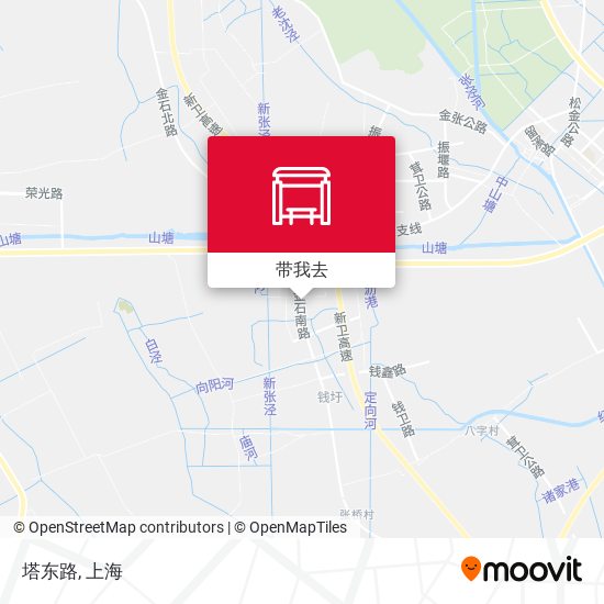 塔东路地图