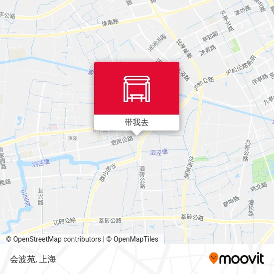 会波苑地图