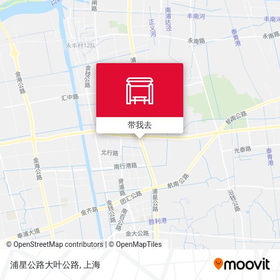 浦星公路大叶公路地图