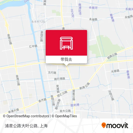 浦星公路大叶公路地图