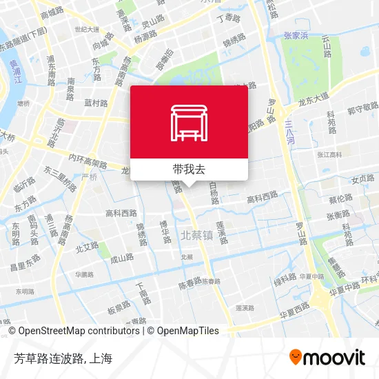 芳草路连波路地图