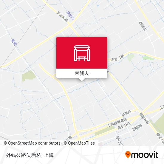 外钱公路吴塘桥地图