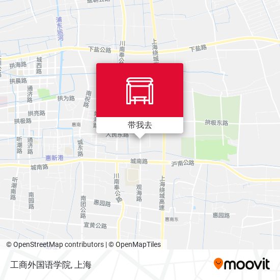 工商外国语学院地图