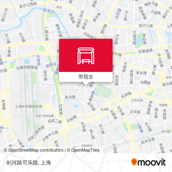 剑河路可乐路地图