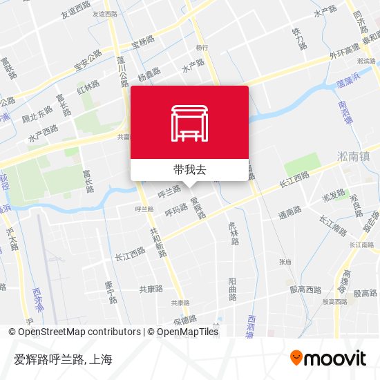 爱辉路呼兰路地图